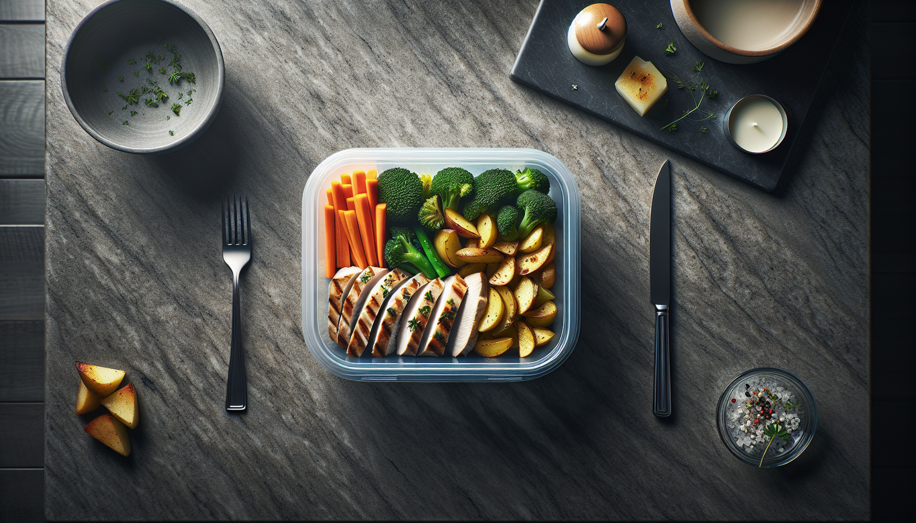 Pechuga + Papa al Horno